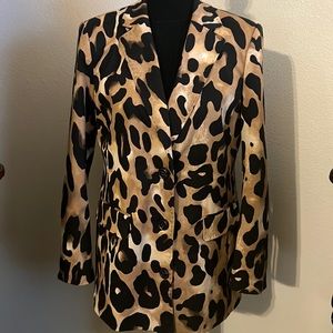 Peter Nygard Women’s Cheetah Blazer Jacket